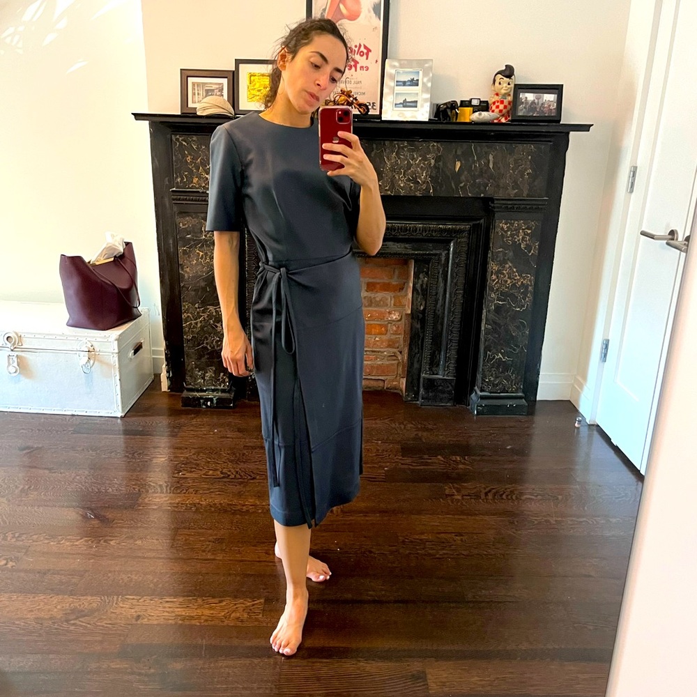 Jason Wu Leather Wrap Dress Size 4